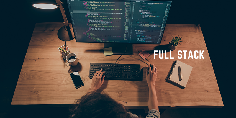 What role does database management play in Full Stack development?